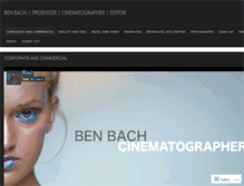 Tablet Screenshot of benwbach.com